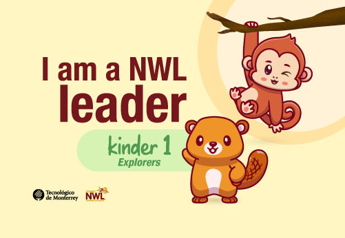 I am a NWL leader • Kinder 1 - Corregidora - Monkeys - 2025 IAMLeader-K1-COR